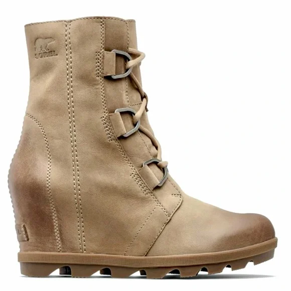 Sorel Joan Of Arctic Wedge II Boots, Ash Brown - Picture 13 of 15